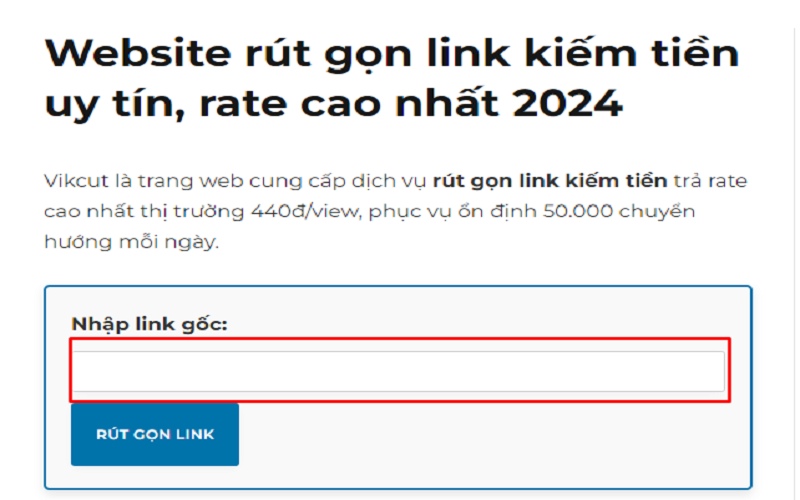 Cách rút gọn link Lazada