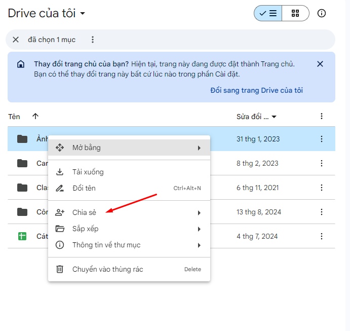 Rút gọn link Google Drive